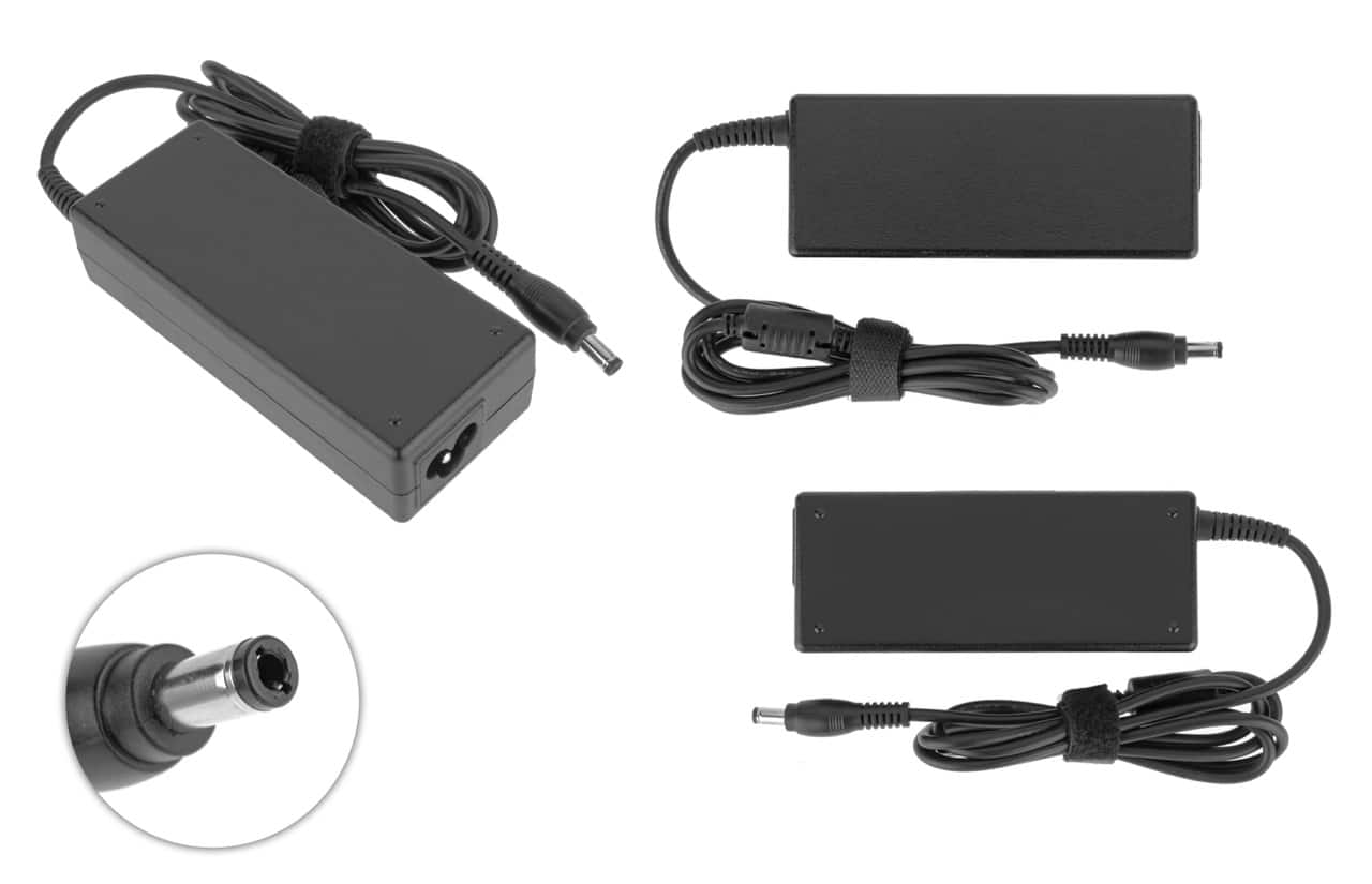 laptop power adapter, laptop accessory isolated on white background